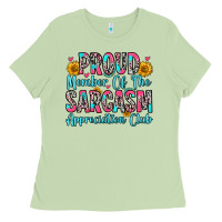 Matcha proud member of the sarcasm appreciation club Ladies Tee - Zillion Design Studio