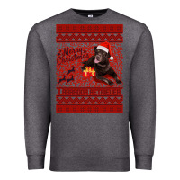 Charcoal Heather Merry Christmas Labrador Retriever Premium Sweatshirt - Bettercallsaul