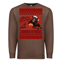 Chestnut Merry Christmas Labrador Retriever Premium Sweatshirt - Bettercallsaul