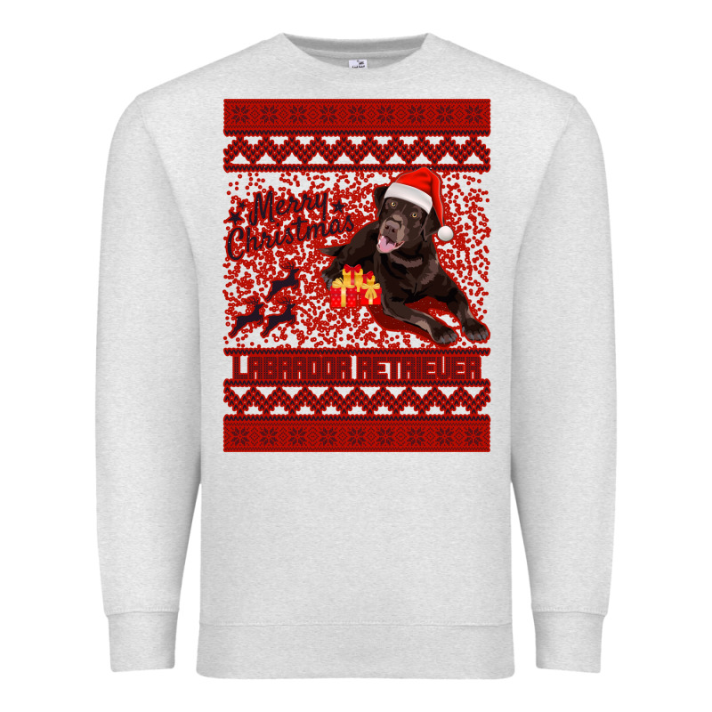 Merry Christmas Labrador Retriever Premium Sweatshirt by Bettercallsaul | Teevron