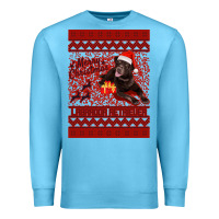 Ocean Blue Merry Christmas Labrador Retriever Premium Sweatshirt - Bettercallsaul