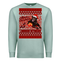 Seafoam Merry Christmas Labrador Retriever Premium Sweatshirt - Bettercallsaul
