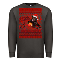 Smoke Merry Christmas Labrador Retriever Premium Sweatshirt - Bettercallsaul