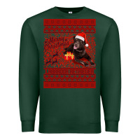 Sports Green Merry Christmas Labrador Retriever Premium Sweatshirt - Bettercallsaul