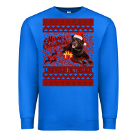 True Royal Merry Christmas Labrador Retriever Premium Sweatshirt - Bettercallsaul