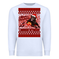 White Merry Christmas Labrador Retriever Premium Sweatshirt - Bettercallsaul