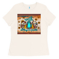 Bone with god all things are possible matthew 19 26 Ladies Tee - JahusDesignShop