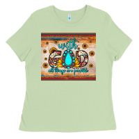 Matcha with god all things are possible matthew 19 26 Ladies Tee - JahusDesignShop