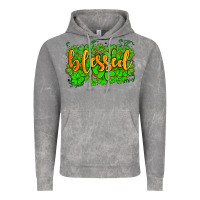 Cloud Rock blessed with  shamrocks Vintage Hoodie - AdoDesignShop