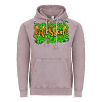 Vintage Zinc blessed with  shamrocks Vintage Hoodie - AdoDesignShop