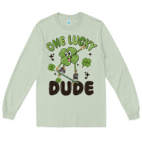 Matcha one lucky dude Long Sleeve Tee - MaliasSmallBusiness