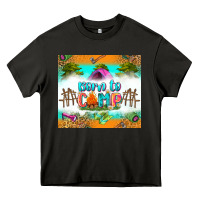 Asphalt born to camp Heavy Core Tee - Zillion Design Studio