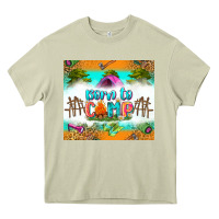 Mossy born to camp Heavy Core Tee - Zillion Design Studio
