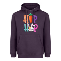 Plum hip hop easter girls toddlers kids leopard bunny Heavyweight Hoodie - Bettercallsaul