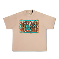 Burro cactus cowhide serape Urban Heavy Tee - AdoDesignShop