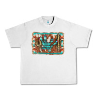 Lunar Rock cactus cowhide serape Urban Heavy Tee - AdoDesignShop