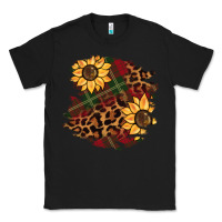 Black Christmas leopard sunflower Classic Tee - BarkalooDesign