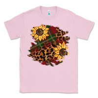 Bubblegum Pink Christmas leopard sunflower Classic Tee - BarkalooDesign