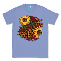 Colony Blue Christmas leopard sunflower Classic Tee - BarkalooDesign