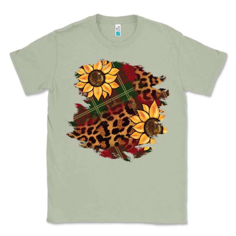 Christmas Leopard Sunflower Classic Tee by BarkalooDesign | Teevron
