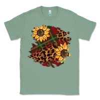 Sage Christmas leopard sunflower Classic Tee - BarkalooDesign