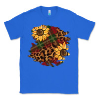True Royal Christmas leopard sunflower Classic Tee - BarkalooDesign