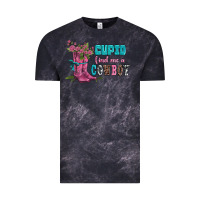 Cloud Black velantines day cupid find me a cowboy Vintage Tee - AdoDesignShop