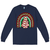 Navy little debbie tree cakes rainbow Long Sleeve Tee - JahusDesignShop