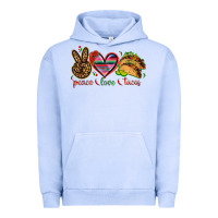 Pigment Grape Ice Peace love tacos Mexico Urban Hoodie - HowdyJamesFarm