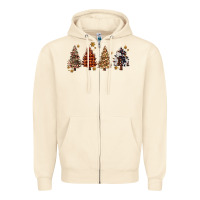 Sandshell howdy christmas trees Zipper Hoodie - MaliasSmallBusiness