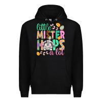 Black little mister hops a lot Premium Hoodie - NancyCooperArtShop