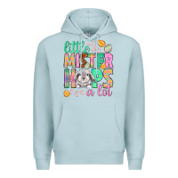 Blue Mist little mister hops a lot Premium Hoodie - NancyCooperArtShop