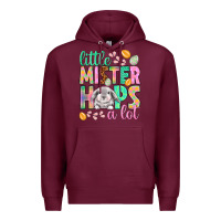 Burgundy little mister hops a lot Premium Hoodie - NancyCooperArtShop