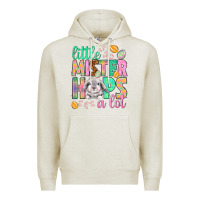 Oatmeal Heather little mister hops a lot Premium Hoodie - NancyCooperArtShop