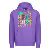 Purple little mister hops a lot Premium Hoodie - NancyCooperArtShop