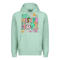 Seafoam little mister hops a lot Premium Hoodie - NancyCooperArtShop