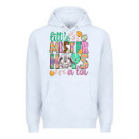 White little mister hops a lot Premium Hoodie - NancyCooperArtShop