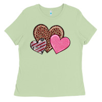 Matcha valentine's day hearts Ladies Tee - RanaPortraitStore