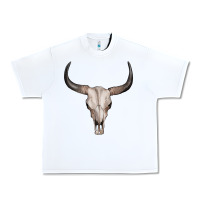 White bullskull Urban Heavy Tee - Artiststas
