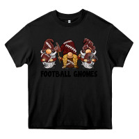 Black football gnomes Heavy Core Tee - BarkalooDesign