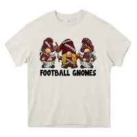 Cream football gnomes Heavy Core Tee - BarkalooDesign