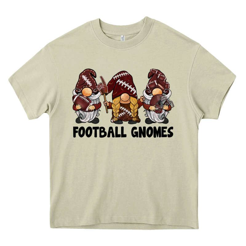 Football Gnomes Heavy Core Tee by BarkalooDesign | Teevron