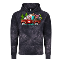 Cloud Black rca nurse truck with cactus Vintage Hoodie - AdoDesignShop