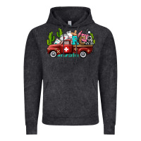 Vintage Black rca nurse truck with cactus Vintage Hoodie - AdoDesignShop