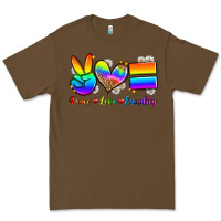 Cacao peace love equality Premium Tee - Zillion Design Studio