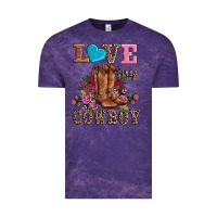 Cloud Purple valentines day love my cowboy Vintage Tee - AdoDesignShop