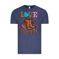 Vintage Denim valentines day love my cowboy Vintage Tee - AdoDesignShop