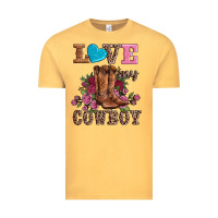Vintage Mustard valentines day love my cowboy Vintage Tee - AdoDesignShop