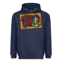 Navy Christmas Ho Ho Ho Heavyweight Hoodie - Bettercallsaul