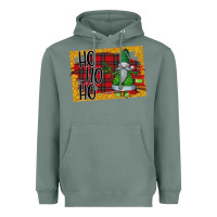 Sage Christmas Ho Ho Ho Heavyweight Hoodie - Bettercallsaul